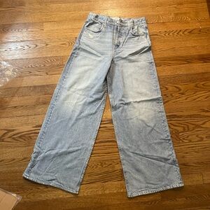 Rag & Bone- Miramar Terry Sofie Ankle in MeadowBlue (26) NWT “SWEATPANTS JEANS”